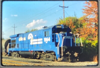 Vintage Slide Con Rail B23-7 1964 South Plainfield NJ R Seale 1987 Kodak
