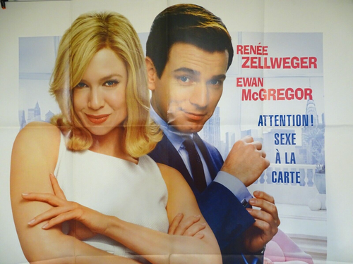 Original French film poster Bye Bye Love Ewan McGregor Renee Zellweger 2003 art - Picture 2 of 5