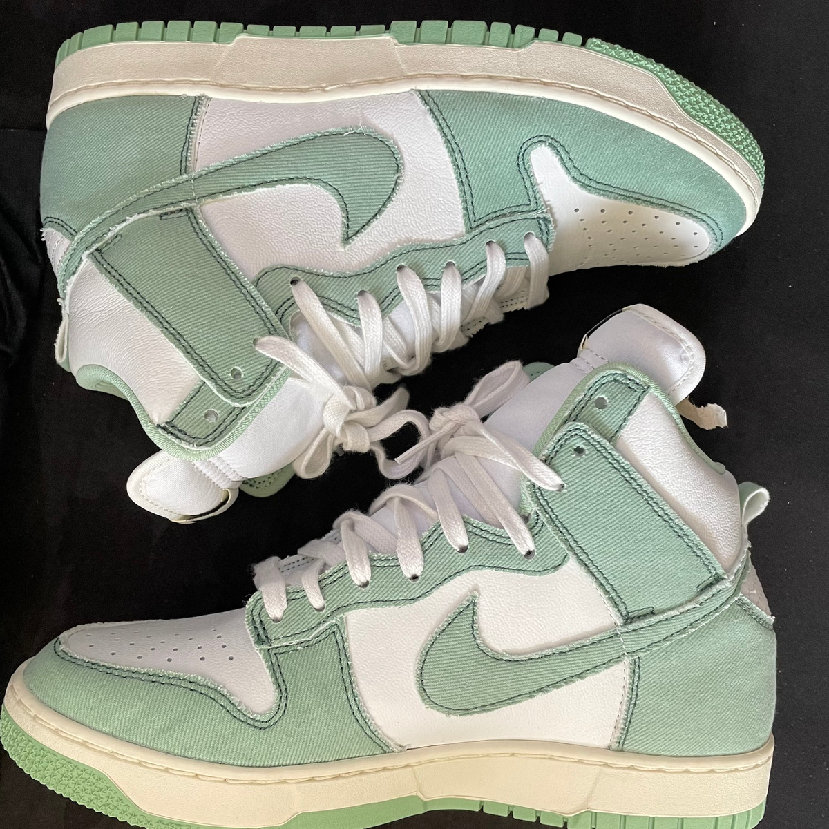 Nike Dunk High 1985 Green Denim 2022 DV1143-300 | eBay