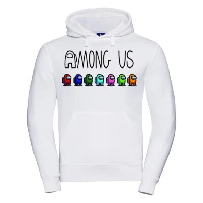 Felpa di Among Us Impostor con cappuccio bambino bambina ragazzi unisex