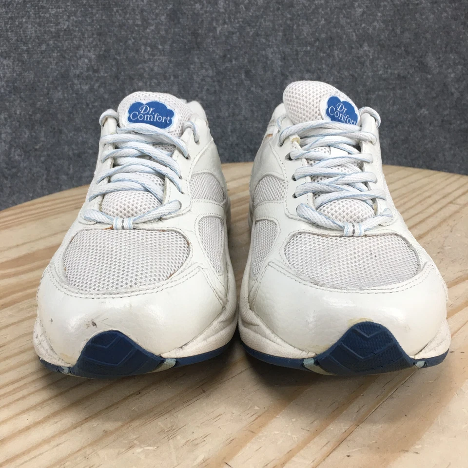 Dr Comfort Shoes Womens 8.5 XW Victory Plus Training Sneakers White Leather Low - Image 4 of 4