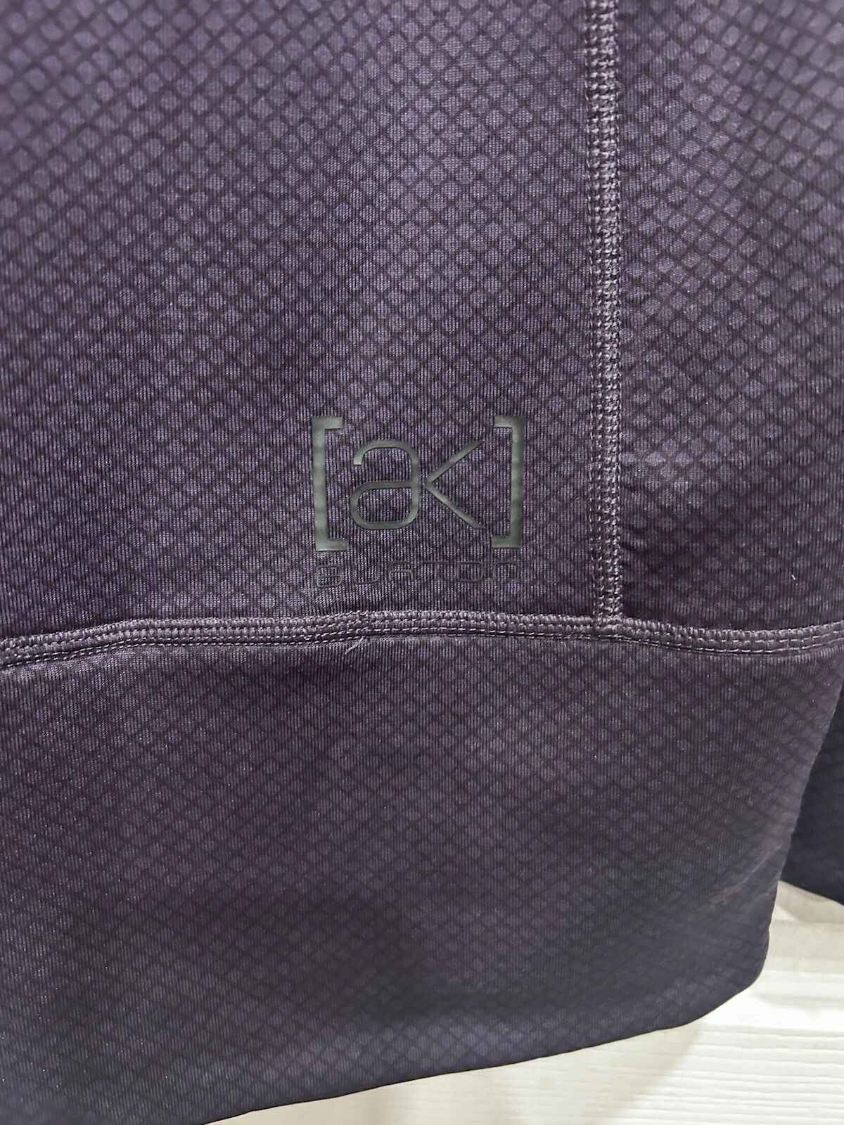 burton ak medium long sleeve pullover half zip polartec 