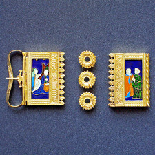 Medieval Royal Lady Belt Replica, Luxury Jewelry for Noble's Girdle Belt 70mm