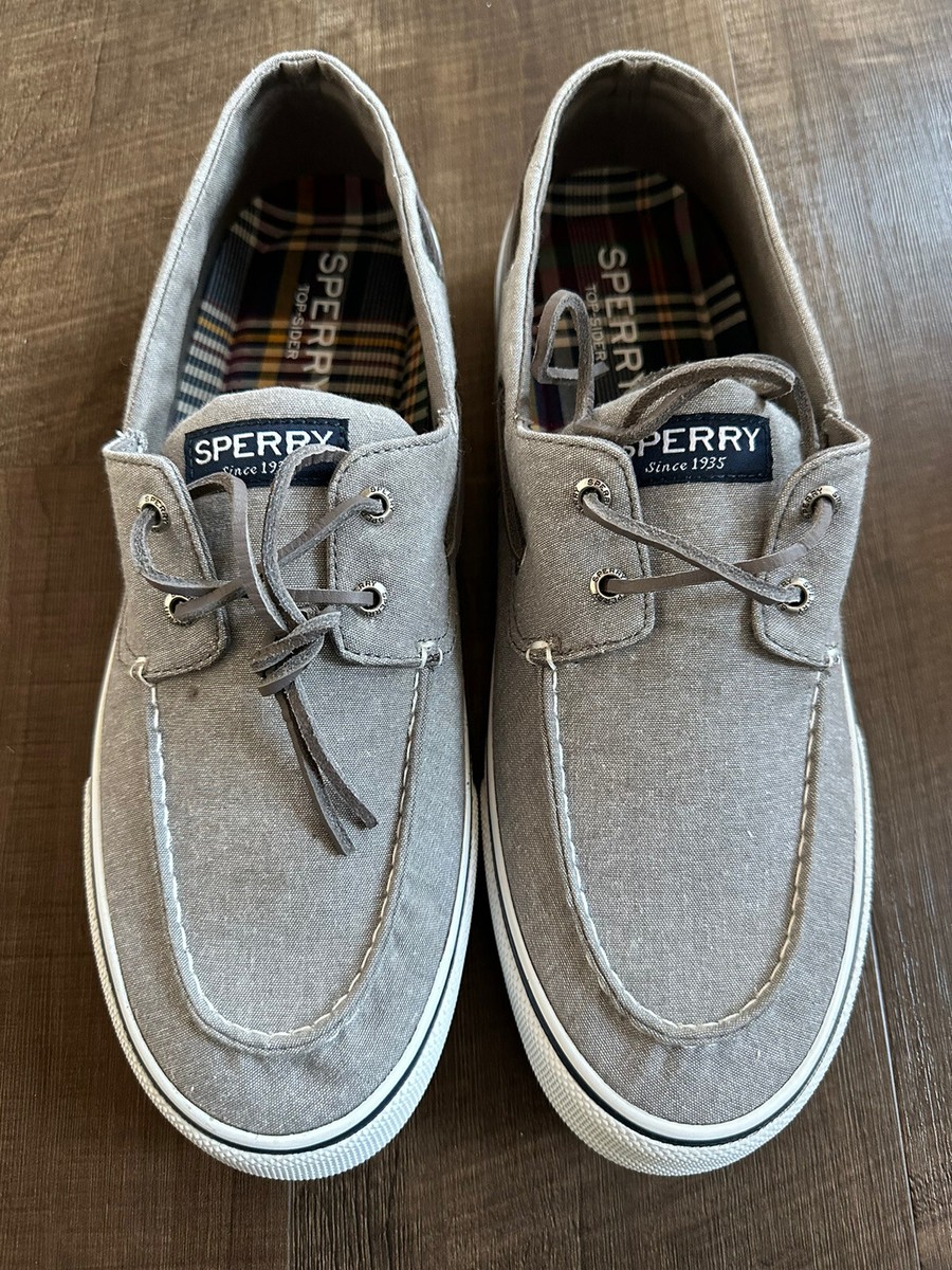 SPERRY - Bahama II - Chambray Grey - 13 M - Boat Shoes - NIB  display picture 3