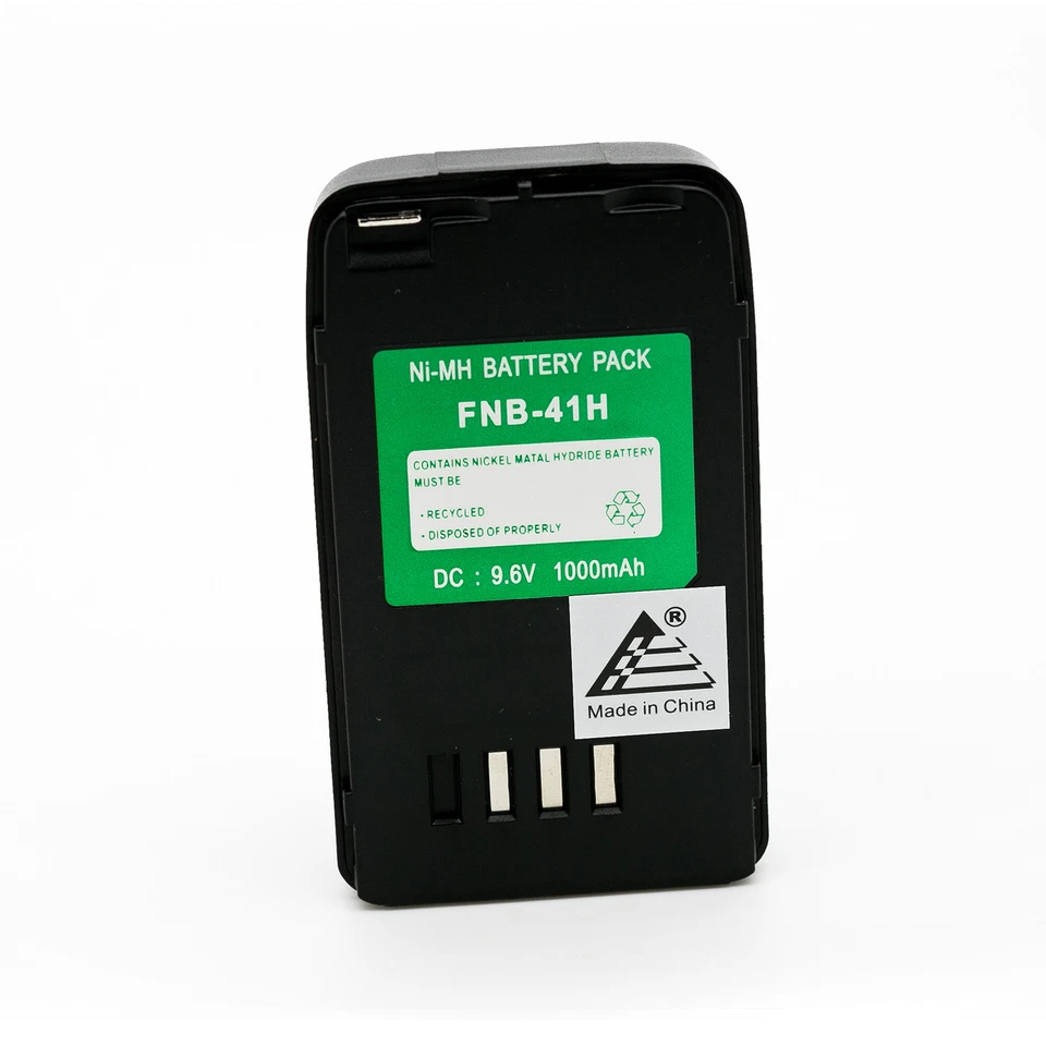 Bateria NiMh 2x 9.6V 1000mAh para Yaesu Vertex FNB-41, FNB-42, FT-40, VXA-100 - Imagem 2 de 4