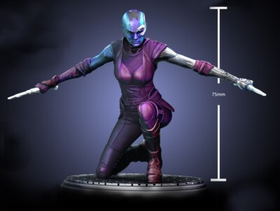 Military figurines - Nebula guardianes la galaxia Guardians the Galaxy Military figurines - Nebula guardianes la galaxia Guardians the Galaxy