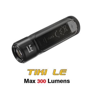 NiteCore TIKI LE Primary OSRAM P8 LED USB Rechargeable Keychain Flashlight Torch