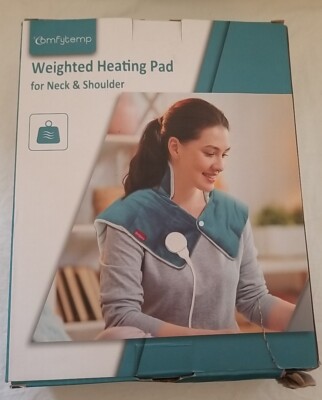 Comfytemp Weighted Heating Pad for Neck and Shoulders, 3 lb Large Electric