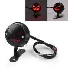 Moto Brake Stop Running Tail Light For Yamaha Cafe Racer Bobber Custom Black AV