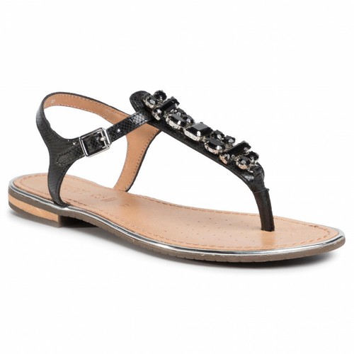 GEOX nr. 35 sandali infradito donna D92DQE pelle | eBay