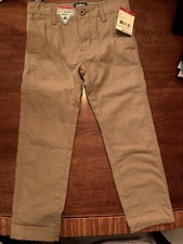 OSHKOSH B'GOSH Adjustable Waist Brown Lined 100 Cotton Pants 42 Boys Sz 4
