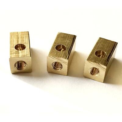 Kupfer Elektro Klemmen Ø3mm Live Erde Neutral Draht Tunnel mit M3 Schraube