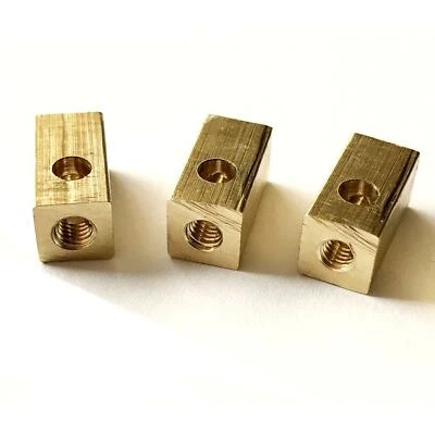 ALLCAM Copper Electric Terminals Ø3mm Live Earth Neutral Wire Tunnel w/ M3 Screw