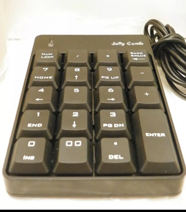 Jelly Comb USB Numeric Keypad Black  - Image 3 of 4