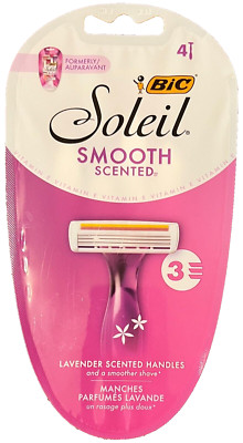 4 Count Bic Soleil Smooth Razors With Scented Handles