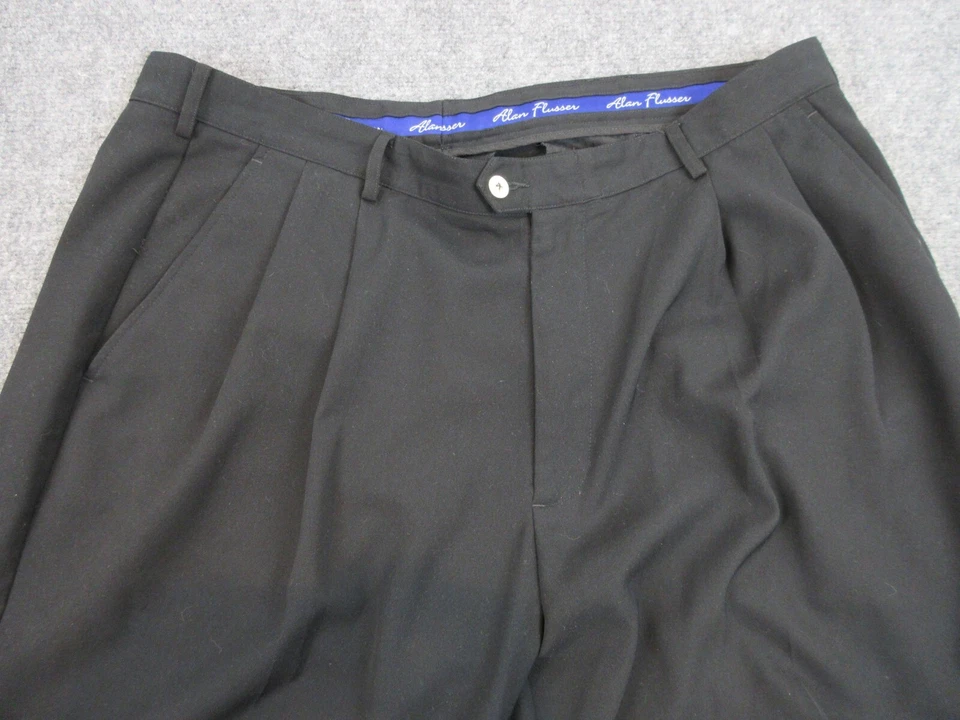 Pantalones Cortos Alan River Para Hombres 40 Negros Preppy Informales Golfista Bermudas Logo 40x22 Foto 3 de 4