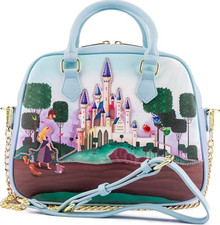 Bolso Bandolera Loungefly Disney Castillo de la Bella Durmiente - Nuevo Con Etiquetas Nuevo Con Etiquetas