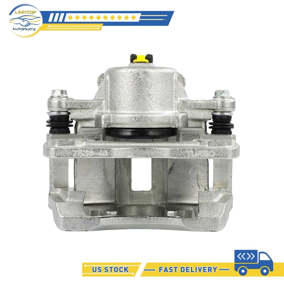 Pinças de freio dianteiras par com suporte para 2003-2009 Chrysler PT Cruiser L4 2.4L - Imagem 3 de 4