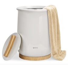 Luxury Bucket Towel Warmer Large Spa Heater Auto Shutoff Open Box