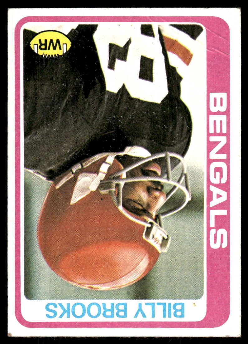 Billy Brooks 1978 Topps #74 Cincinnati Bengals READ FREE SHIPPING AutographDen