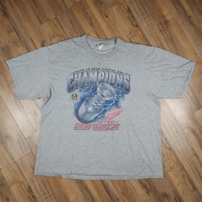 Vintage Detroit Red Wings Shirt Mens XXL NHL Hockey Stanley Cup Champions 90s