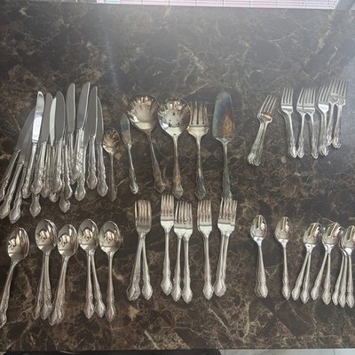 100 Piece Retroneu Jenna Stainless Korea Flatware
