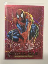 SPIDER-MAN 2024 Marvel Masterpieces 92 Platinum #87 Pink Lasers Parallel /992