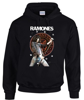 Ramones Rock Music Logo schwarz Hooded Kapuzenpullover -31232