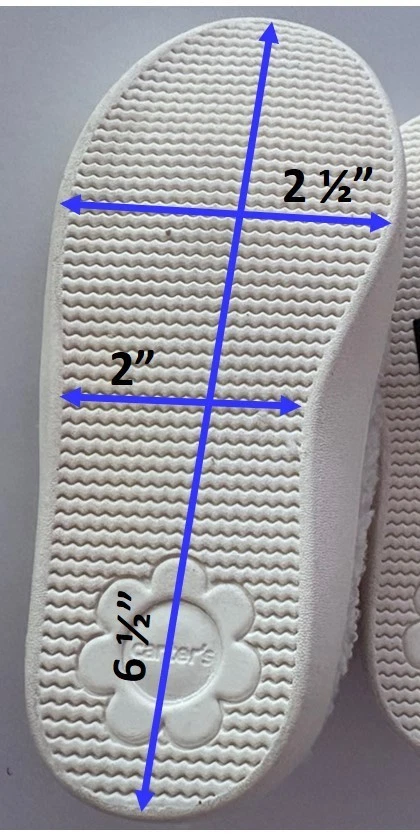 NWB Carter’s Toddler Sz. 7 Carina Ivory Faux Fur  Slip-On Sneakers Shoes $48 - Image 2 of 4