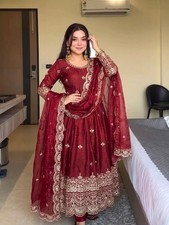 Salwar Kameez Pakistani Indian Wedding Party Wear Dress Bollywood Anarkali Suit