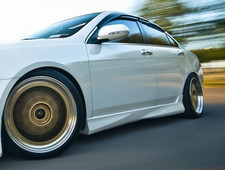 New 2006 - 2008 Acura Tsx Mugen Style Side Skirts Lip Body Kit New 2006 - 2008 Acura Tsx Mugen Style Side Skirts Lip Body Kit