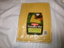 Vintage 1975 Yellow Rubbermaid Protector Mat 13" x 17". New In Package. L K