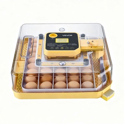 VEVOR 48 Egg Incubator, Automatic Egg Turner with LED Candler, Temperature Displ