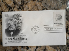 US FDC # 1731 13c Carl Sandburg  1978