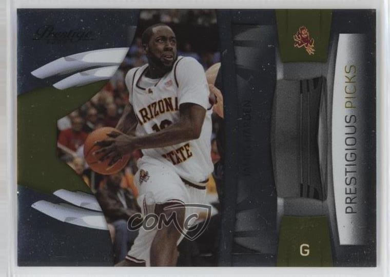2009 Panini Prestige Prestigious Picks Gold /100 James Harden #41 Rookie RC 4at