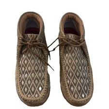 Twisted X Casual Shoes Women Driving Mocs Bomber Tan WDM0073 8.5 M, New No Box