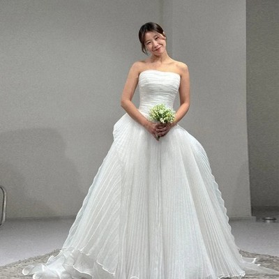 Strapless A-line Wedding Dress Soft Pleats Tulle Floor Length Elegant Bride Gown | eBay Strapless A-line Wedding Dress Soft Pleats Tulle Floor Length Elegant Bride Gown | eBay
