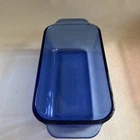 Vintage Pyrex 213-R Cobalt Blue Glass Bread Loaf Pan 1.5 Qt 1.5L  8.5”X4.5”x2.5”