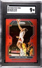 2022 Panini Prizm WNBA Kelsey Plum #68 Red Prizm /199 SGC 9