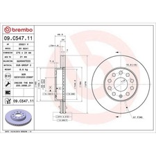 Disque de frein Skoda OCTAVIA