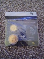2011 Andrew & Eliza Johnson Set $1 Presidential Coin & Medal Bronze Set OGP
