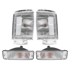Clear Corner Side Marker Lights Turn Signal Lamp For Toyota 4runner Pickup 84-86