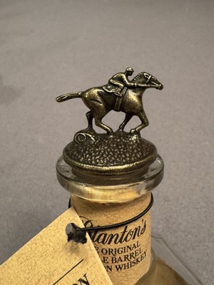 Blanton s Bottle With  L  Stopper, EMPTY, 20% Charitable Contribution.