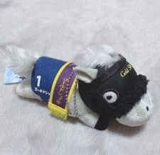 Thoroughbred Collection Gold Ship Mascot Ball chain Plush Doll Toy Horse Japan
