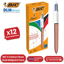BIC 4 colori lucentezza - oro rosa - confezione da 12