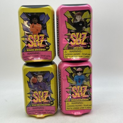 New Lot Of 4-Screen Breakz SBZ (The Professor,Cam Wilder,Poke,Shaneplays) Figs