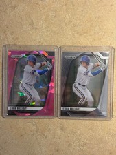Ethan Holliday 2025 Panini Prizm Pink Cracked Ice Prizm & Base Card