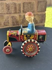 Antique Marx Lithographed Tin Windup “Dottie the Driver” Walt Disney