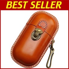 Handmade Leather Glasses Case - Men Women Eyewear Protector