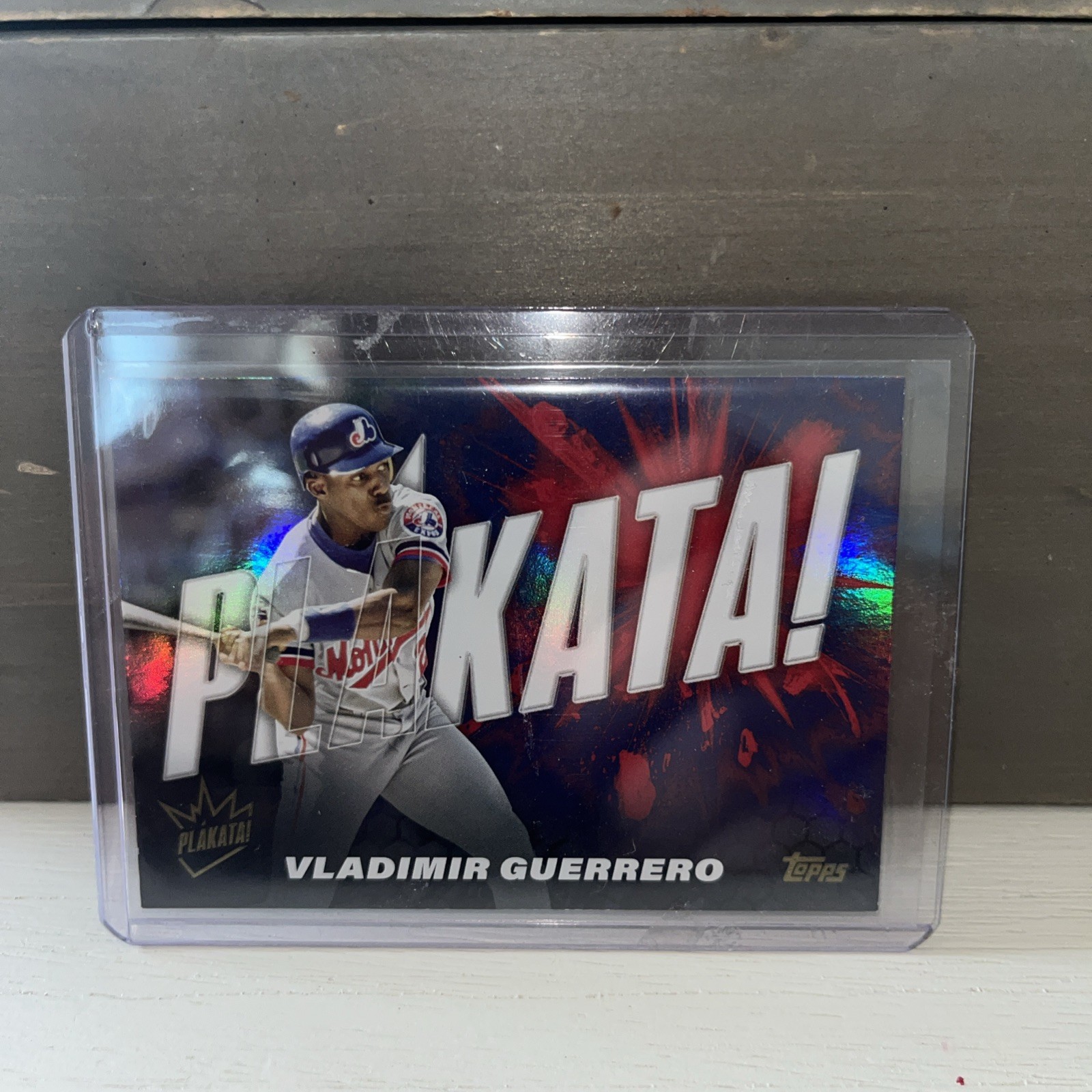 2025 Topps Series 1 Baseball - Vladimir Guerrero Plakata! Insert (SP) #PLAK-18